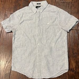 HOLLISTER~ SLIM FIT BUTTON DOWN Short Sleeve Shirt SIZE XS